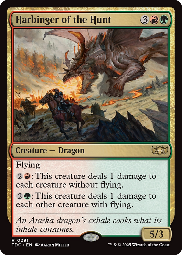Harbinger of the Hunt [Tarkir: Dragonstorm Commander] | L.A. Mood Comics and Games