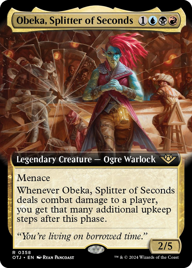Obeka, Splitter of Seconds (Extended Art) [Outlaws of Thunder Junction] | L.A. Mood Comics and Games