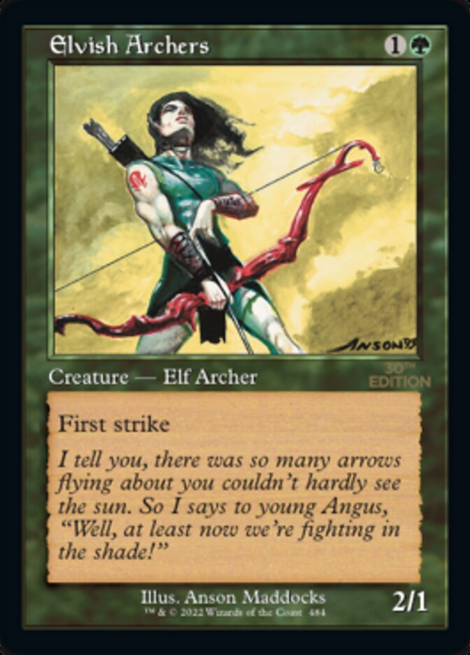 Elvish Archers (Retro) [30th Anniversary Edition] | L.A. Mood Comics and Games