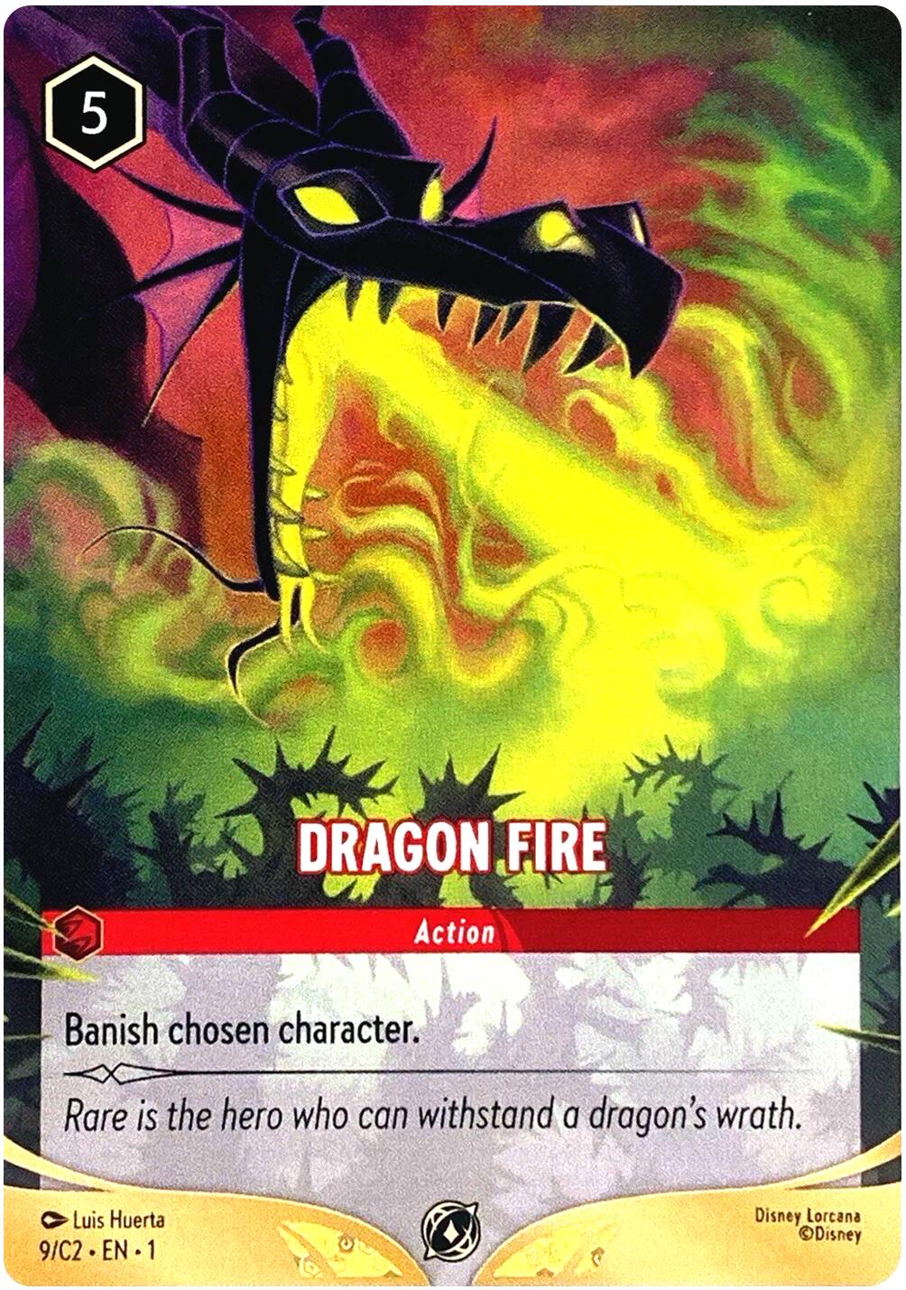 Dragon Fire (9/C2) (1) [Promo Cards] | L.A. Mood Comics and Games