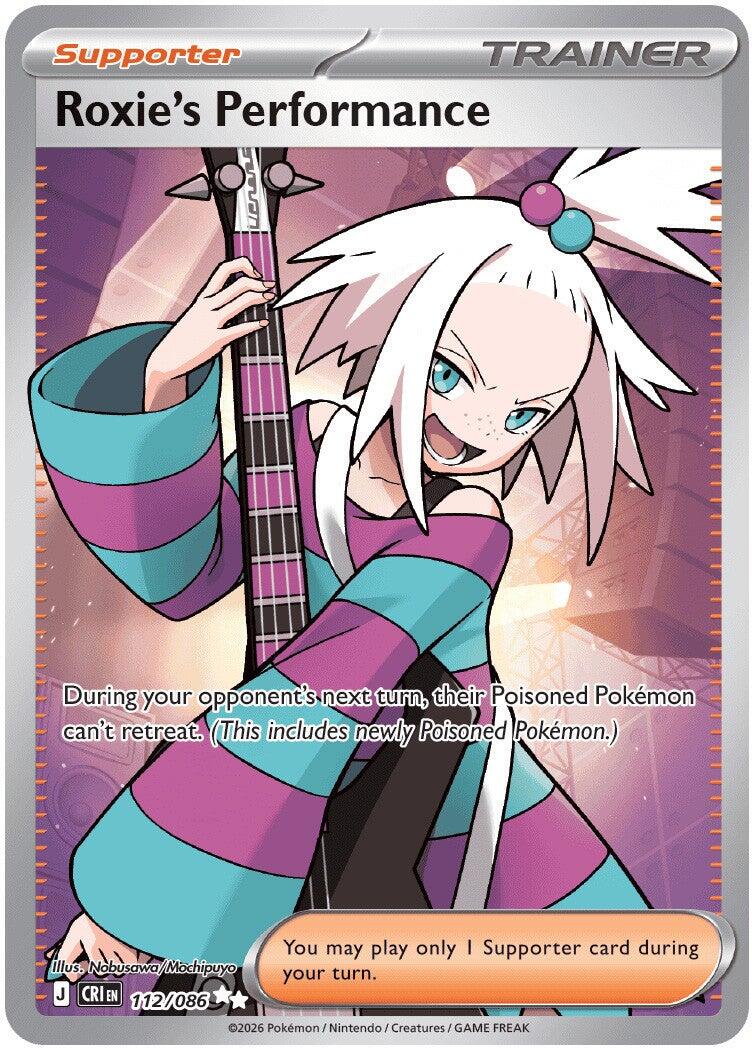 Roxie's Performance (112/086) [Mega Evolution: Chaos Rising] | L.A. Mood Comics and Games