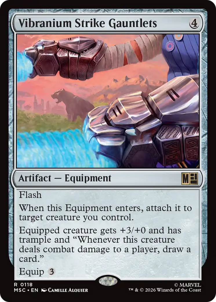 Vibranium Strike Gauntlets (Surge Foil) [Marvel Super Heroes Commander] | L.A. Mood Comics and Games
