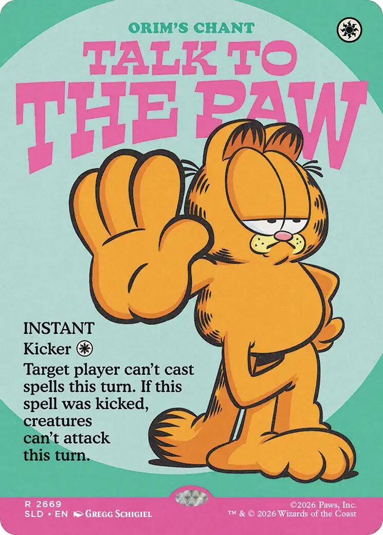 Talk to the Paw - Orim's Chant [Secret Lair Drop Series] | L.A. Mood Comics and Games