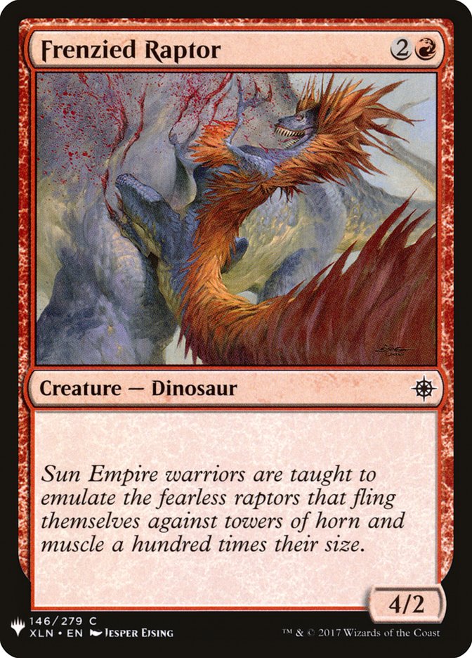 Frenzied Raptor [Mystery Booster] | L.A. Mood Comics and Games