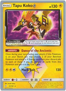 Tapu Koko Prism Star (51/181) (Pikarom Judge - Haruki Miyamoto) [World Championships 2019] | L.A. Mood Comics and Games