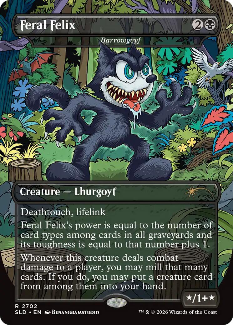 Feral Felix - Barrowgoyf [Secret Lair Drop Series] | L.A. Mood Comics and Games