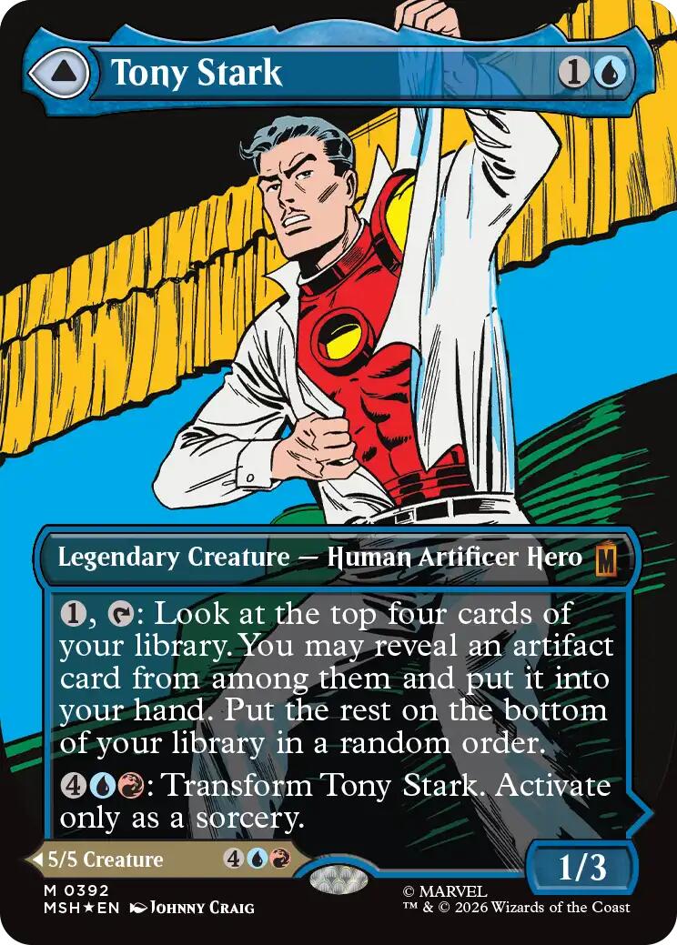 Tony Stark (Borderless) (0392) [Marvel Super Heroes] | L.A. Mood Comics and Games