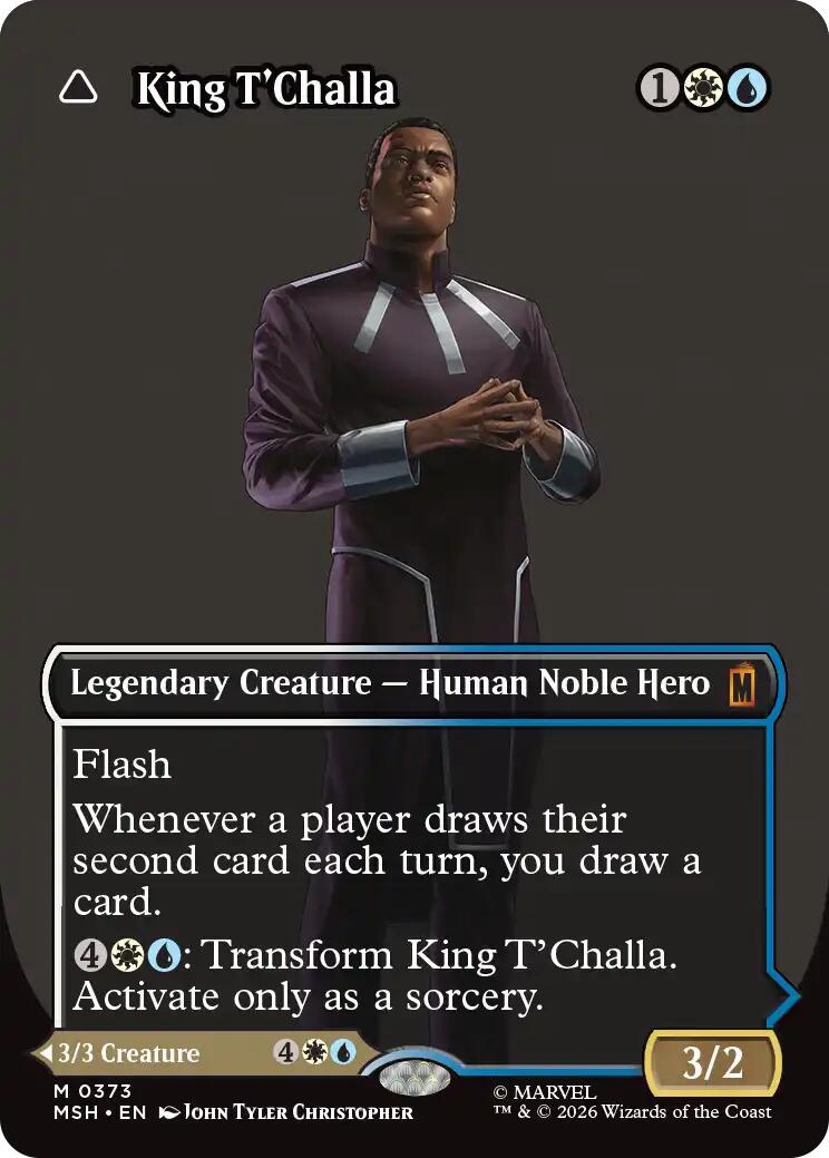 King T'Challa (Borderless) (0373) [Marvel Super Heroes] | L.A. Mood Comics and Games