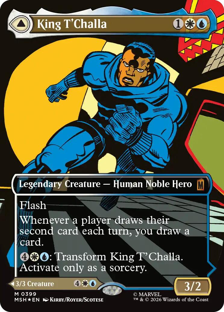 King T'Challa (Borderless) (0399) [Marvel Super Heroes] | L.A. Mood Comics and Games