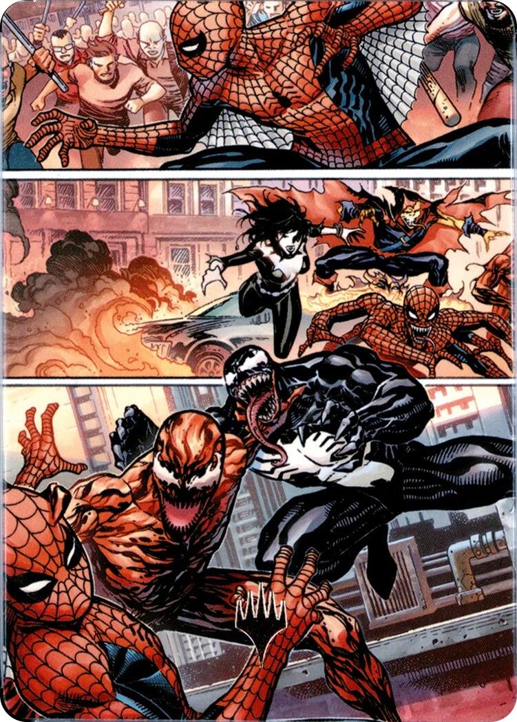 Maximum Carnage Art Card (Gold-Stamped Planeswalker Symbol) [Marvel's Spider-Man Art Series] | L.A. Mood Comics and Games