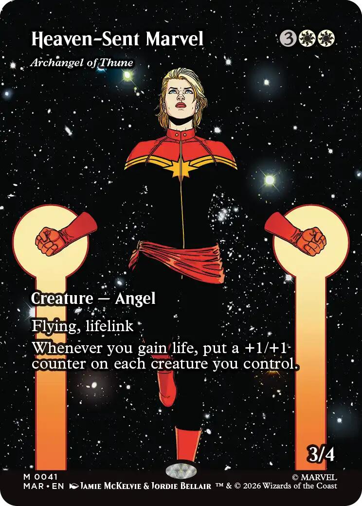 Heaven-Sent Marvel - Archangel of Thune (Borderless) [Marvel Universe: Eternal-Legal] | L.A. Mood Comics and Games