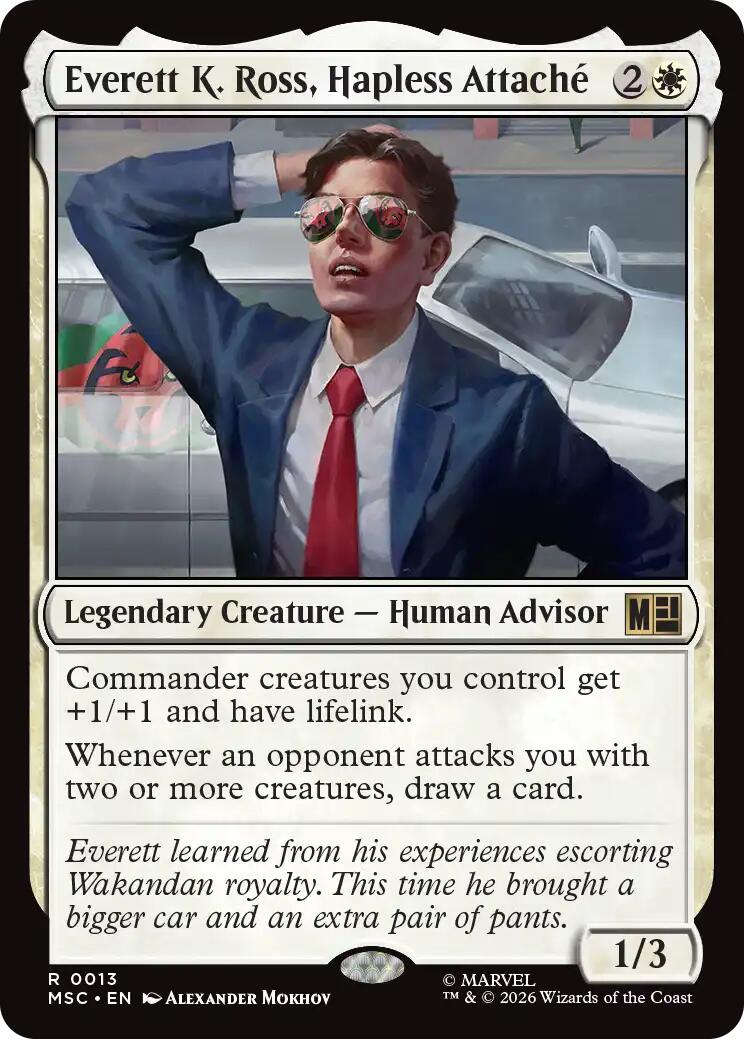 Everett K. Ross, Hapless Attache (Surge Foil) [Marvel Super Heroes Commander] | L.A. Mood Comics and Games
