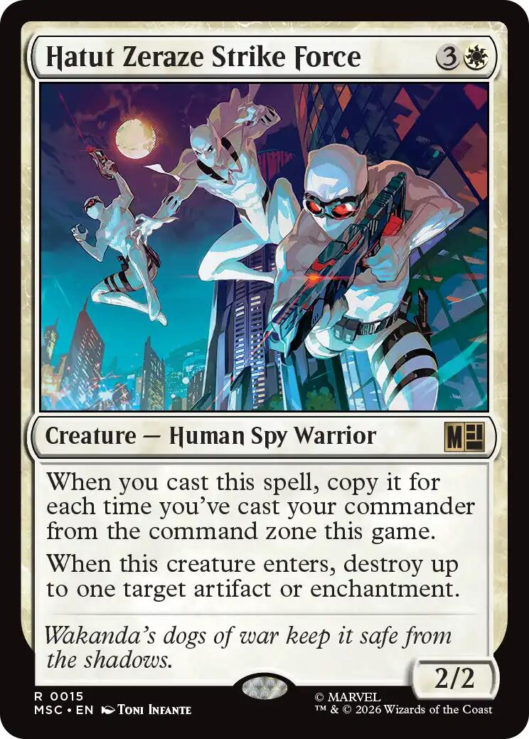 Hatut Zeraze Strike Force (Surge Foil) [Marvel Super Heroes Commander] | L.A. Mood Comics and Games