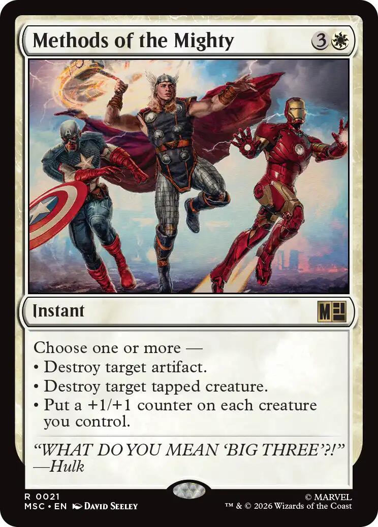 Methods of the Mighty (Surge Foil) [Marvel Super Heroes Commander] | L.A. Mood Comics and Games