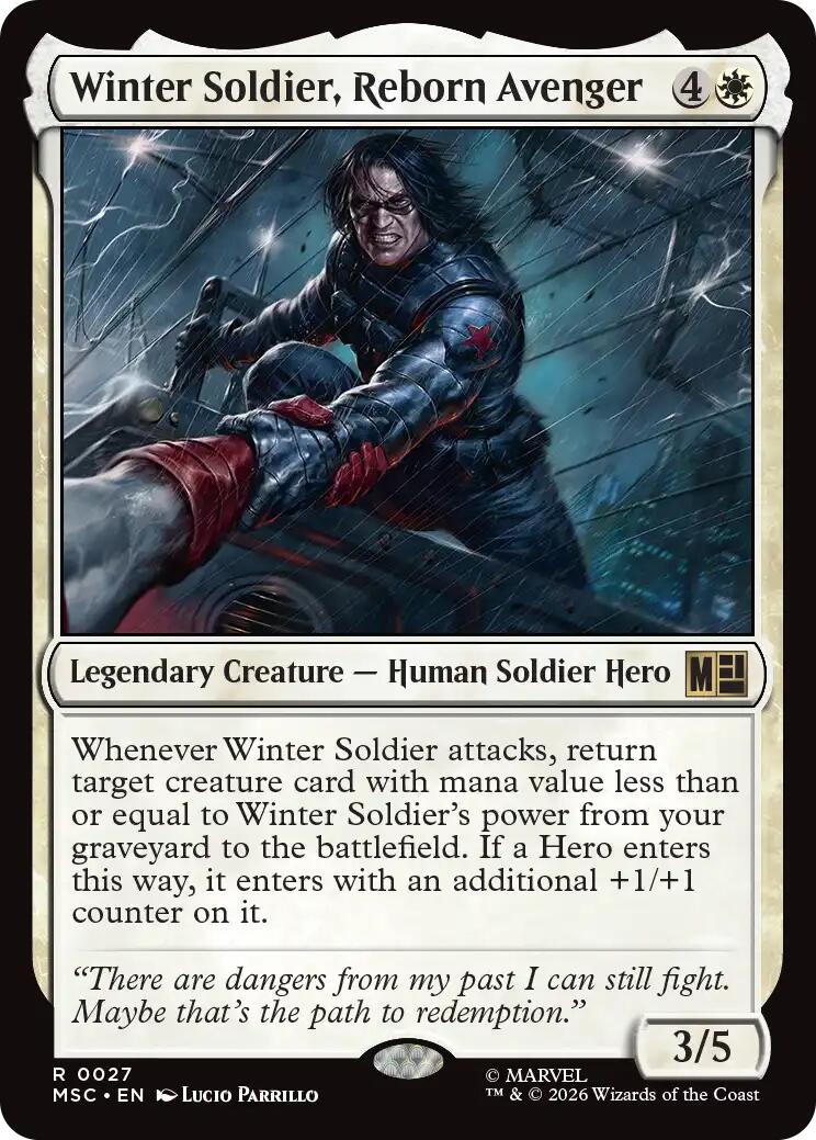 Winter Soldier, Reborn Avenger (Surge Foil) [Marvel Super Heroes Commander] | L.A. Mood Comics and Games