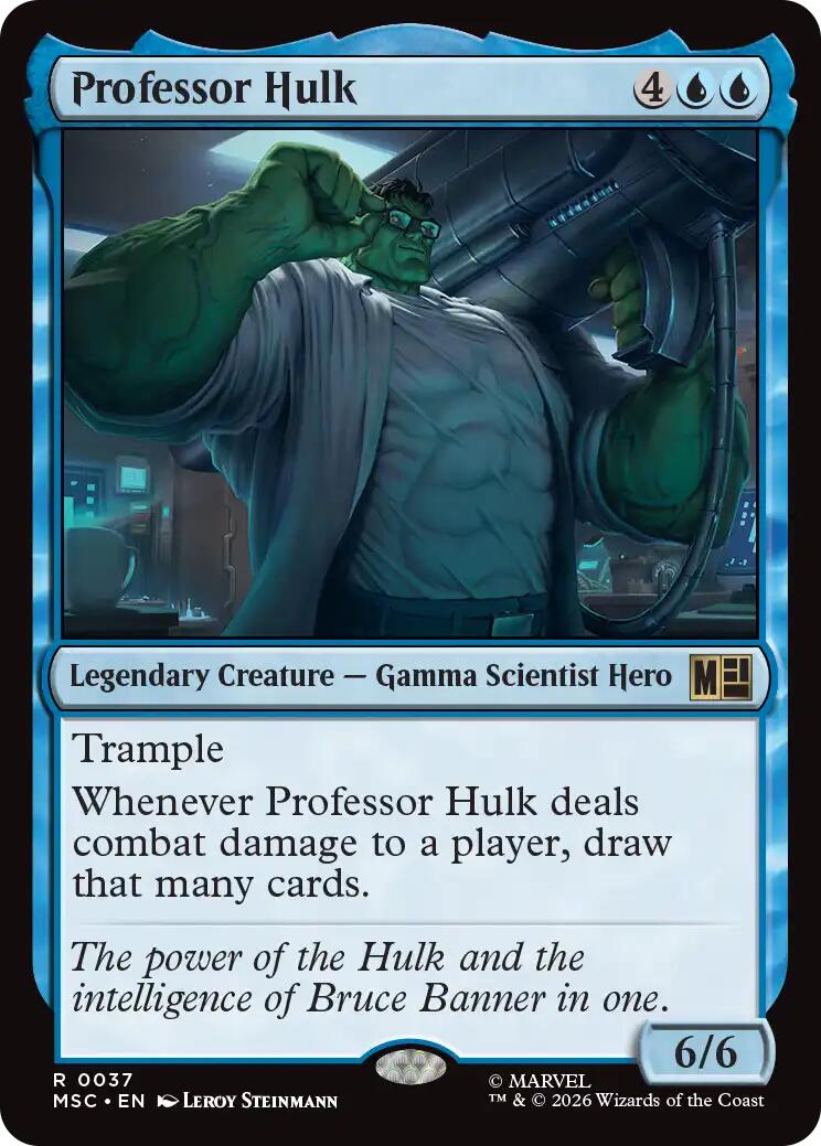 Professor Hulk (Surge Foil) [Marvel Super Heroes Commander] | L.A. Mood Comics and Games