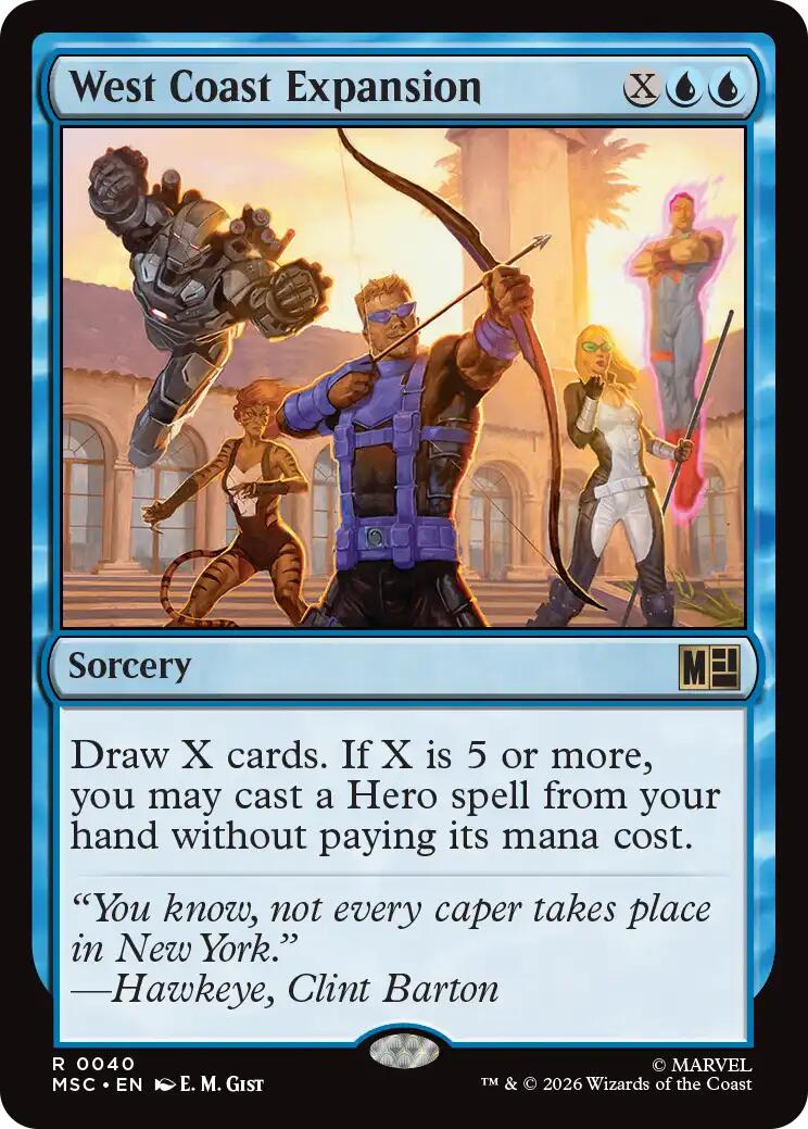 West Coast Expansion (Surge Foil) [Marvel Super Heroes Commander] | L.A. Mood Comics and Games