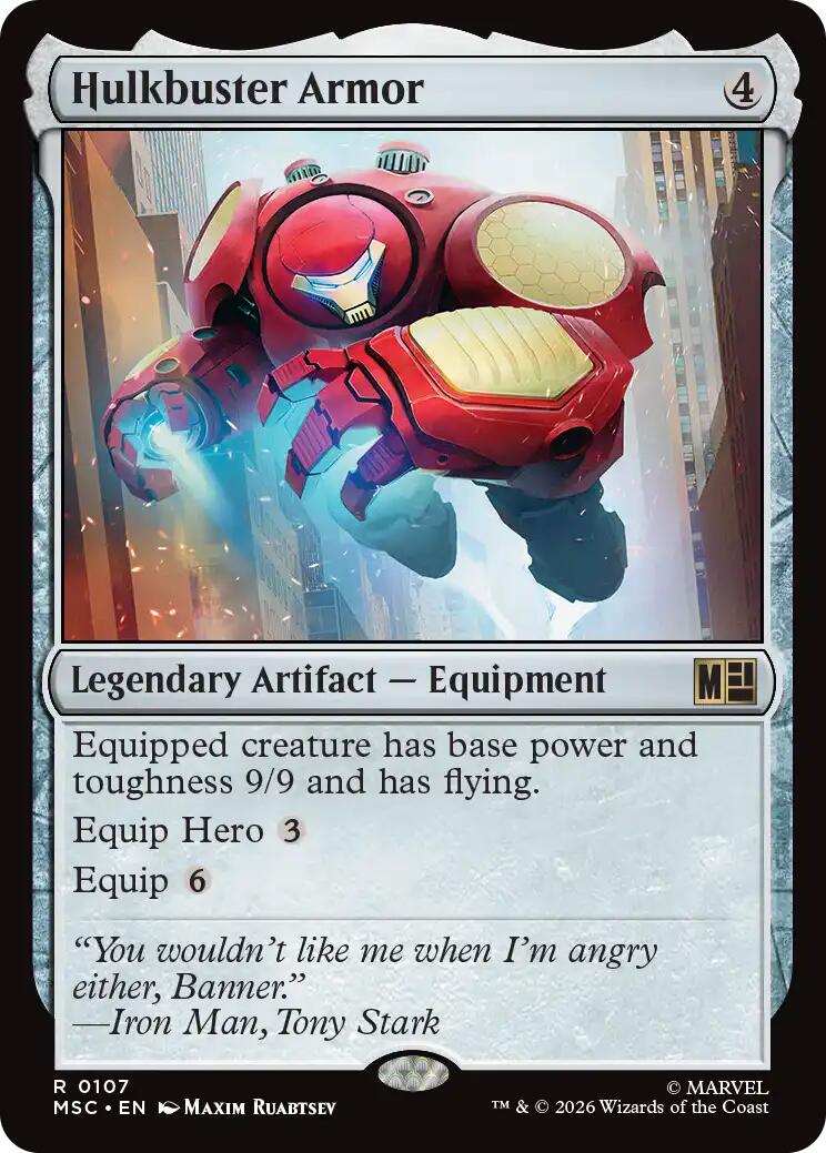 Hulkbuster Armor (Surge Foil) [Marvel Super Heroes Commander] | L.A. Mood Comics and Games