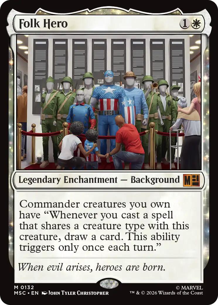 Folk Hero (Surge Foil) [Marvel Super Heroes Commander] | L.A. Mood Comics and Games