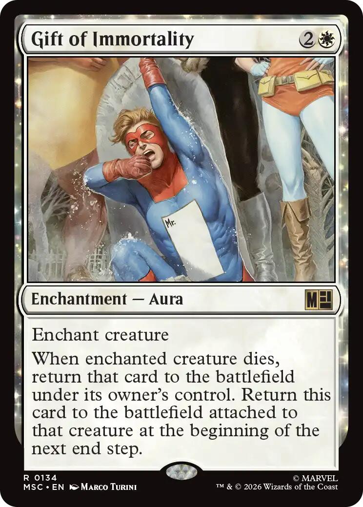 Gift of Immortality (Surge Foil) [Marvel Super Heroes Commander] | L.A. Mood Comics and Games