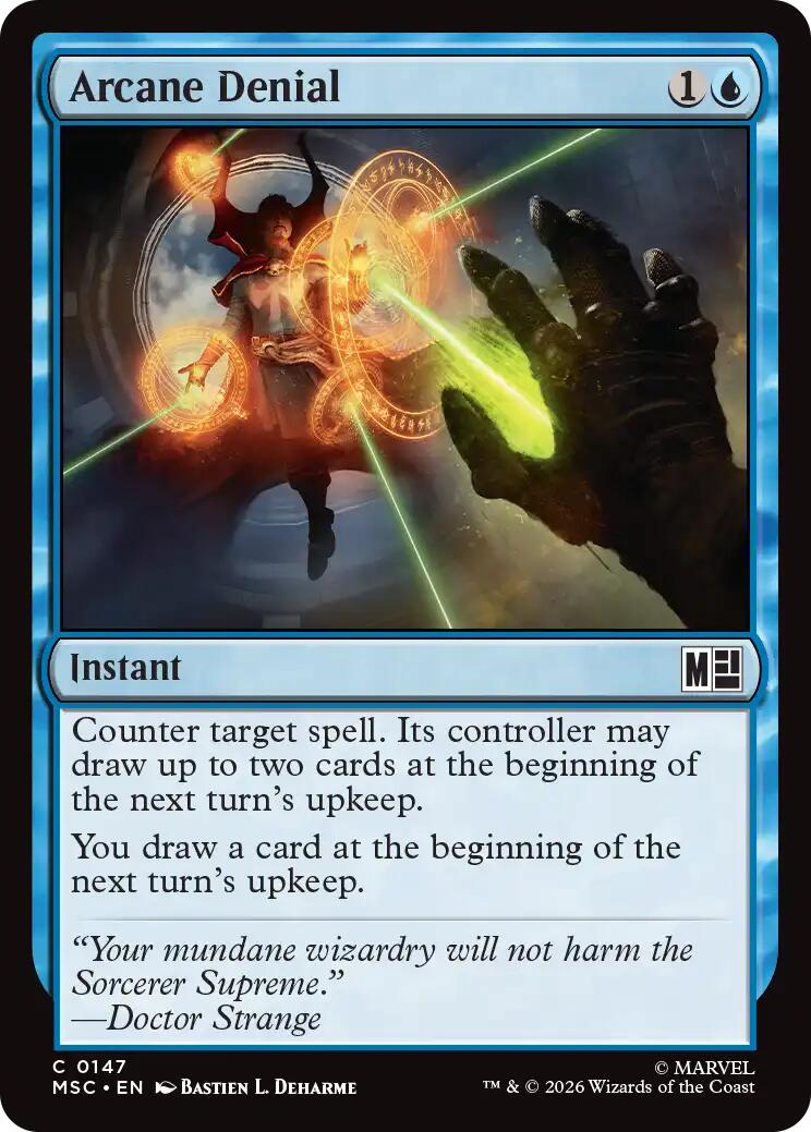 Arcane Denial (Surge Foil) [Marvel Super Heroes Commander] | L.A. Mood Comics and Games