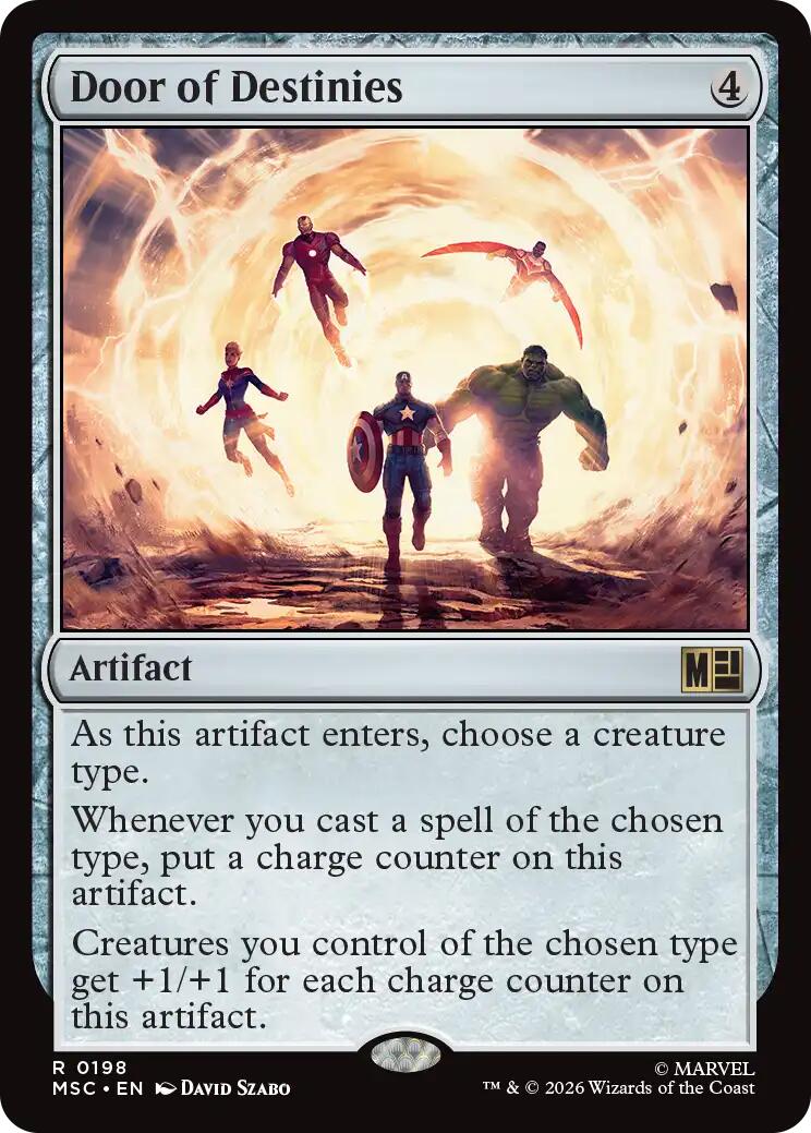 Door of Destinies (Surge Foil) [Marvel Super Heroes Commander] | L.A. Mood Comics and Games