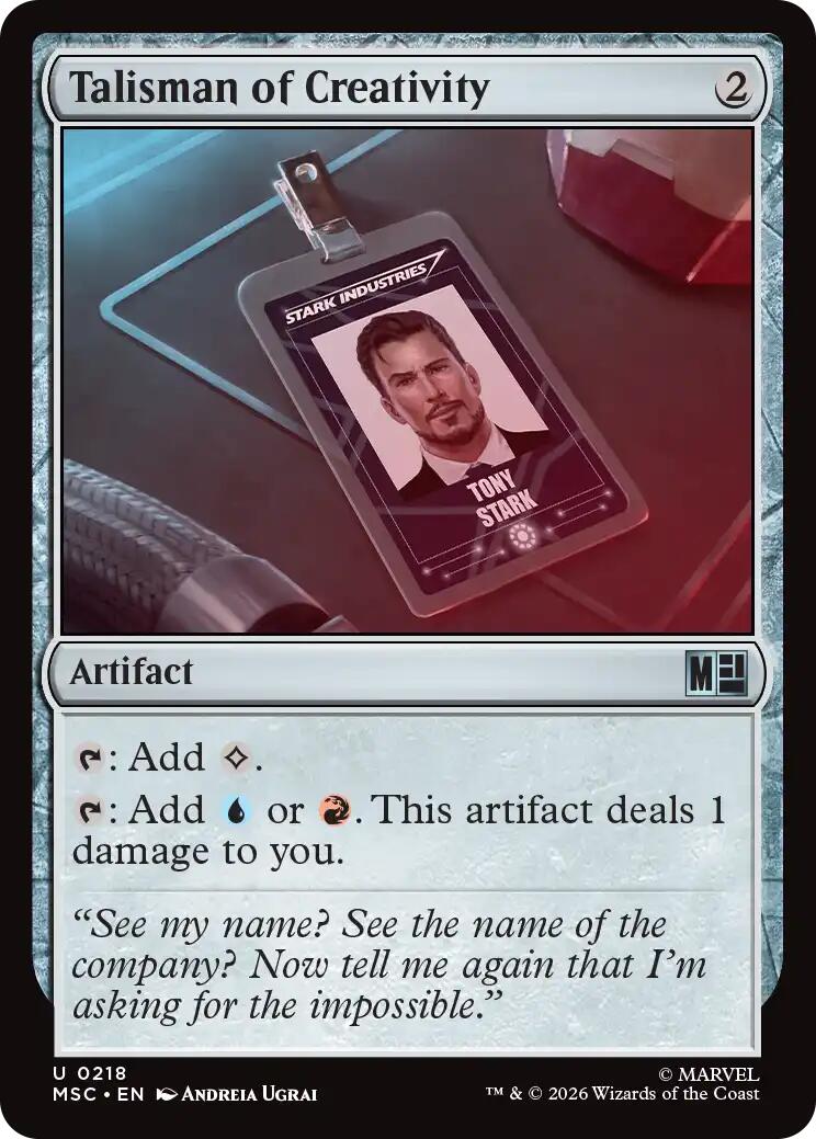 Talisman of Creativity (Surge Foil) [Marvel Super Heroes Commander] | L.A. Mood Comics and Games