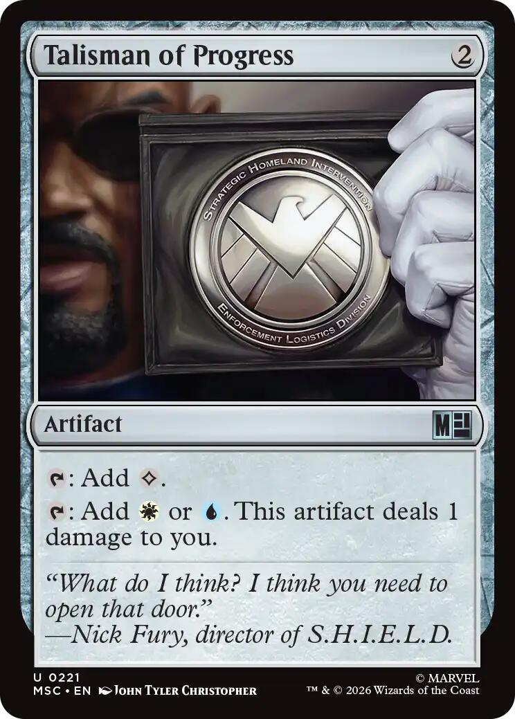 Talisman of Progress (Surge Foil) [Marvel Super Heroes Commander] | L.A. Mood Comics and Games