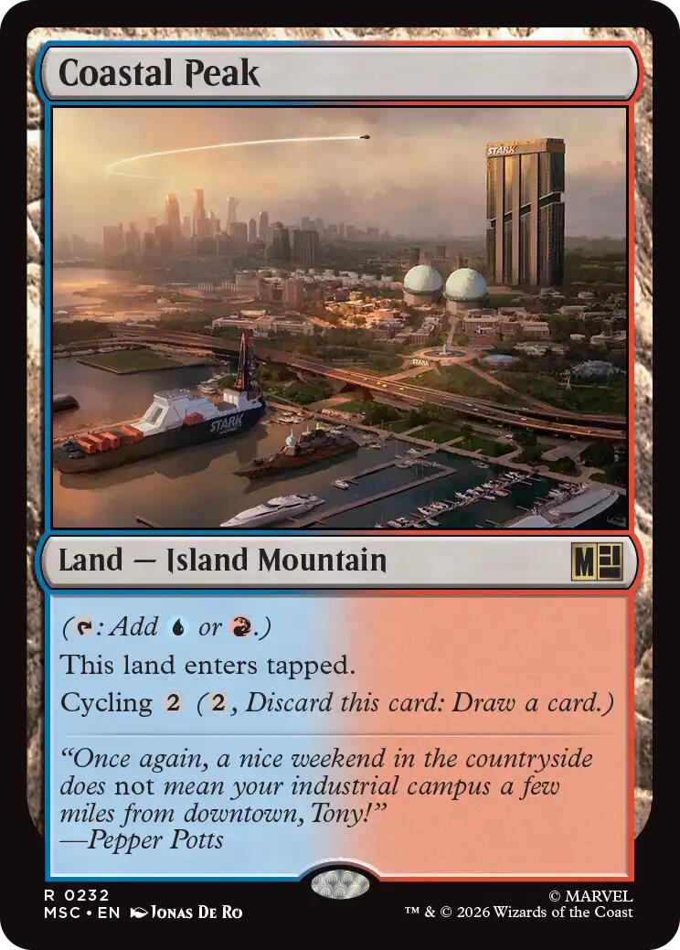 Coastal Peak (Surge Foil) [Marvel Super Heroes Commander] | L.A. Mood Comics and Games
