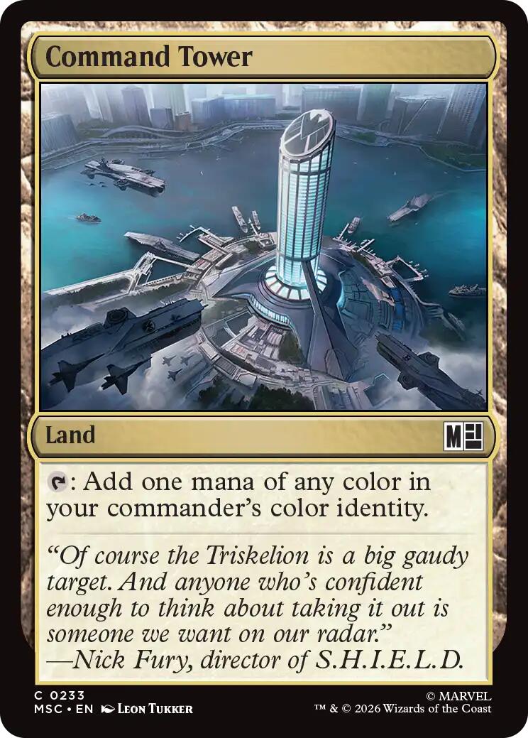 Command Tower (0233) (Surge Foil) [Marvel Super Heroes Commander] | L.A. Mood Comics and Games