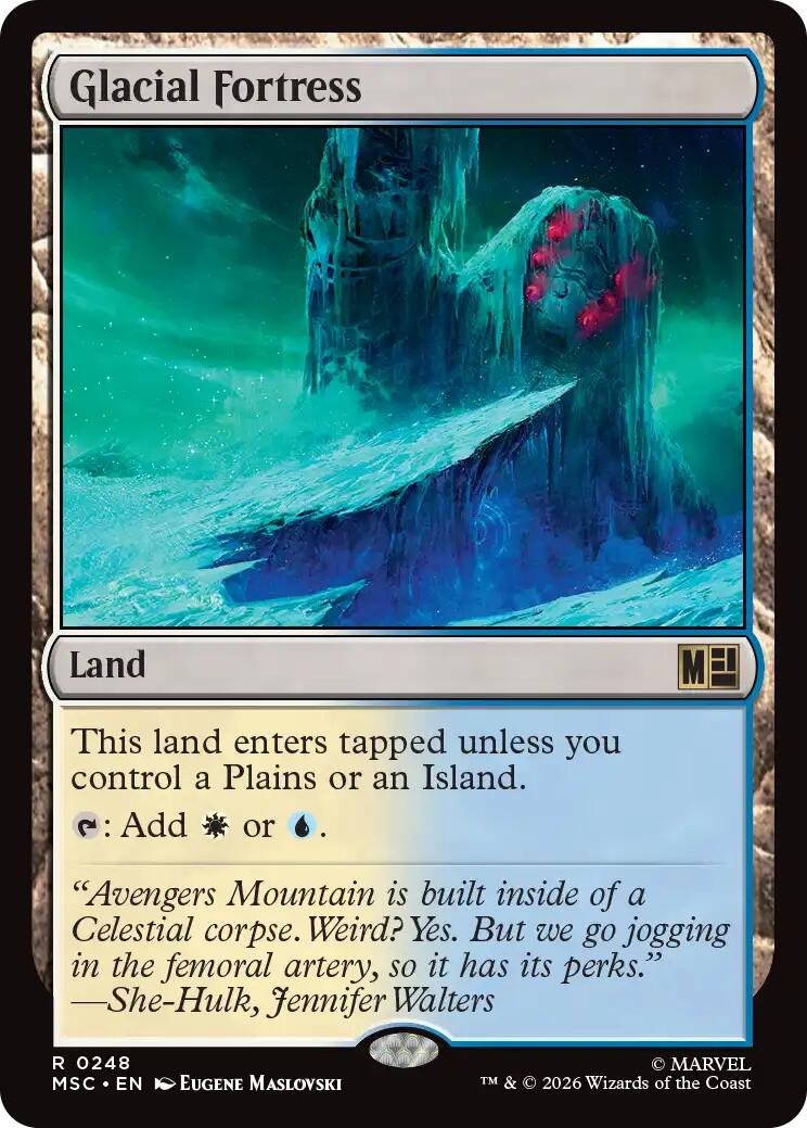 Glacial Fortress (Surge Foil) [Marvel Super Heroes Commander] | L.A. Mood Comics and Games