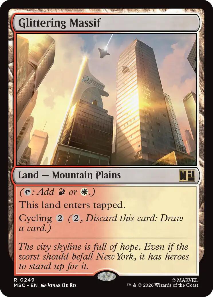 Glittering Massif (Surge Foil) [Marvel Super Heroes Commander] | L.A. Mood Comics and Games