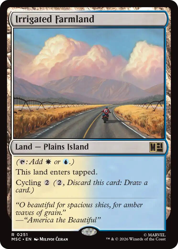 Irrigated Farmland (Surge Foil) [Marvel Super Heroes Commander] | L.A. Mood Comics and Games