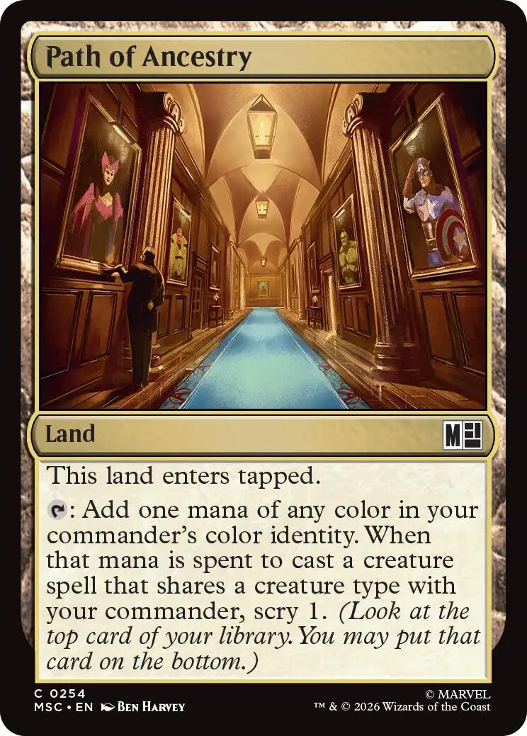 Path of Ancestry (Surge Foil) [Marvel Super Heroes Commander] | L.A. Mood Comics and Games