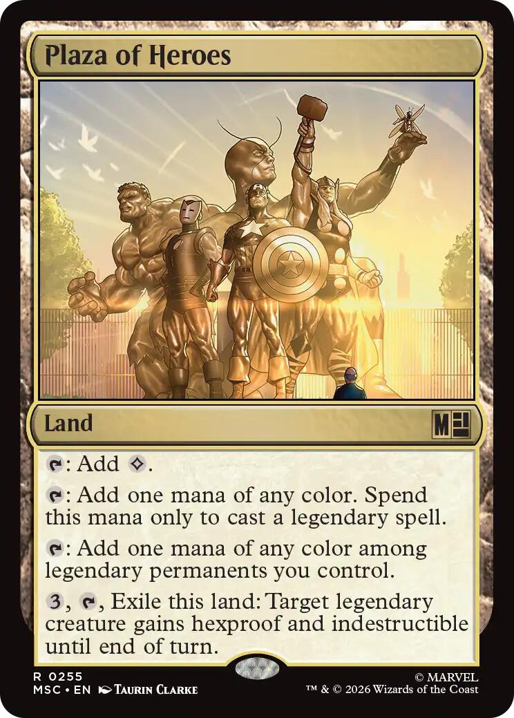 Plaza of Heroes (Surge Foil) [Marvel Super Heroes Commander] | L.A. Mood Comics and Games