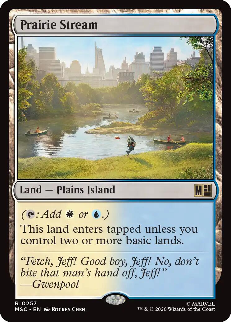 Prairie Stream (Surge Foil) [Marvel Super Heroes Commander] | L.A. Mood Comics and Games