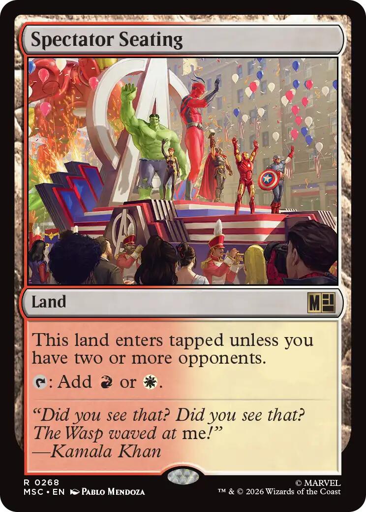 Spectator Seating (Surge Foil) [Marvel Super Heroes Commander] | L.A. Mood Comics and Games