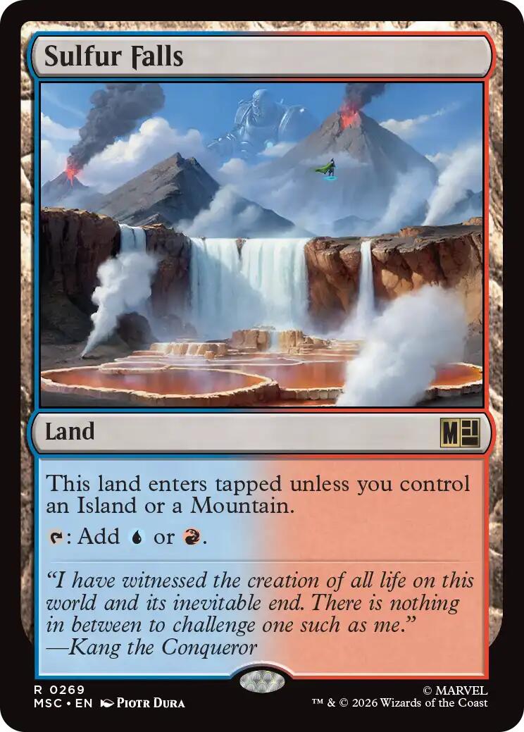 Sulfur Falls (Surge Foil) [Marvel Super Heroes Commander] | L.A. Mood Comics and Games