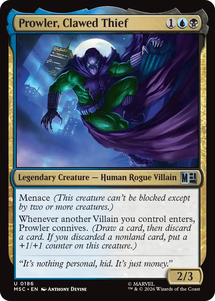 Prowler, Clawed Thief [Marvel Super Heroes Commander] | L.A. Mood Comics and Games