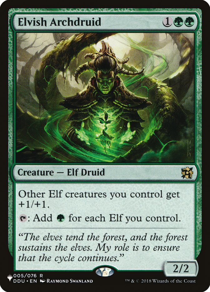 Elvish Archdruid [The List] | L.A. Mood Comics and Games