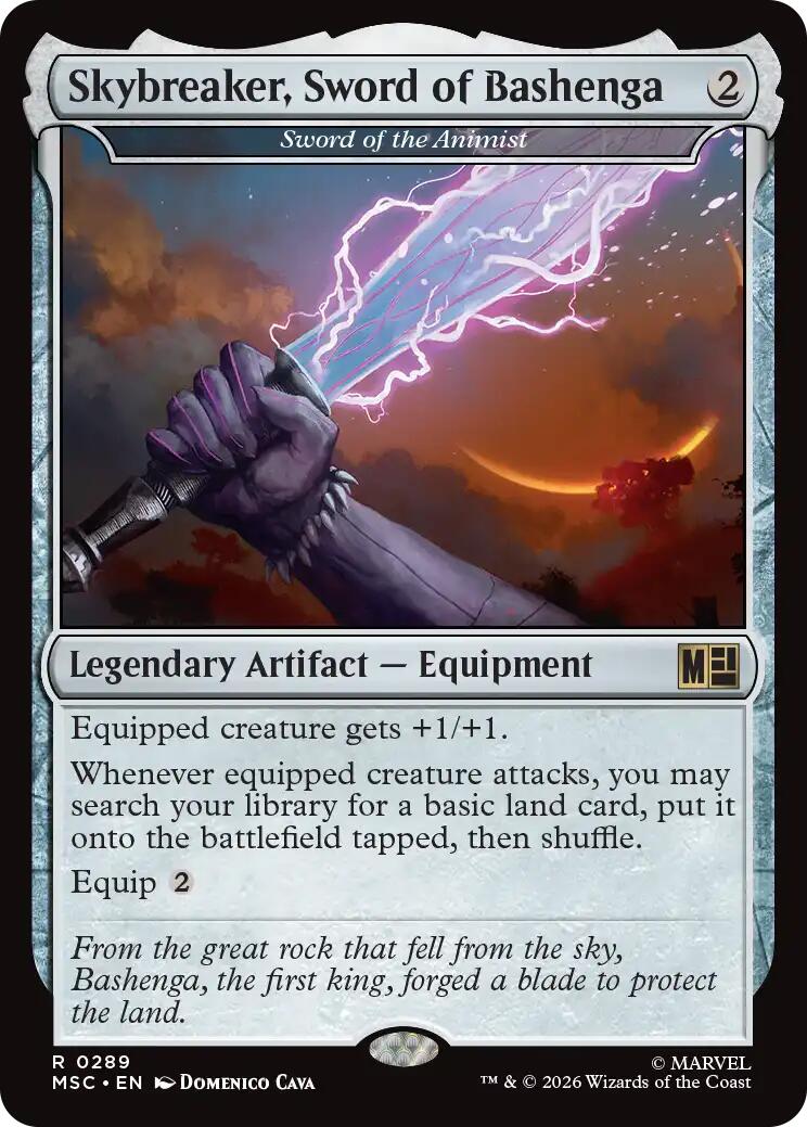 Skybreaker, Sword of Bashenga - Sword of the Animist [Marvel Super Heroes Commander] | L.A. Mood Comics and Games