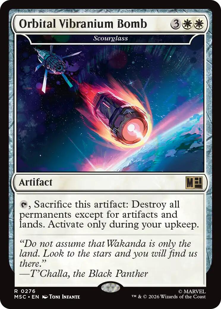 Orbital Vibranium Bomb - Scourglass (Surge Foil) [Marvel Super Heroes Commander] | L.A. Mood Comics and Games
