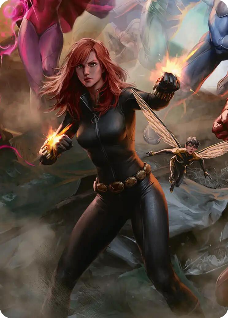 Black Widow, Intel Expert Art Card [Marvel Super Heroes Art Series] | L.A. Mood Comics and Games
