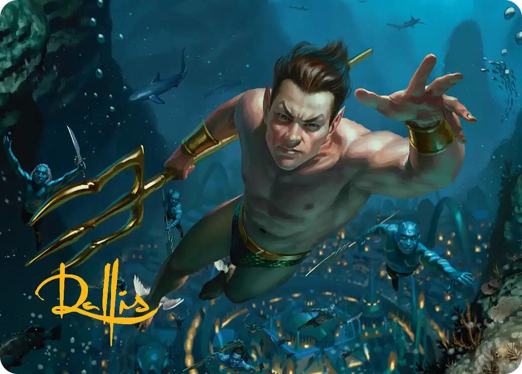 Namor the Sub-Mariner Art Card (Gold-Stamped Signature) [Marvel Super Heroes Art Series] | L.A. Mood Comics and Games