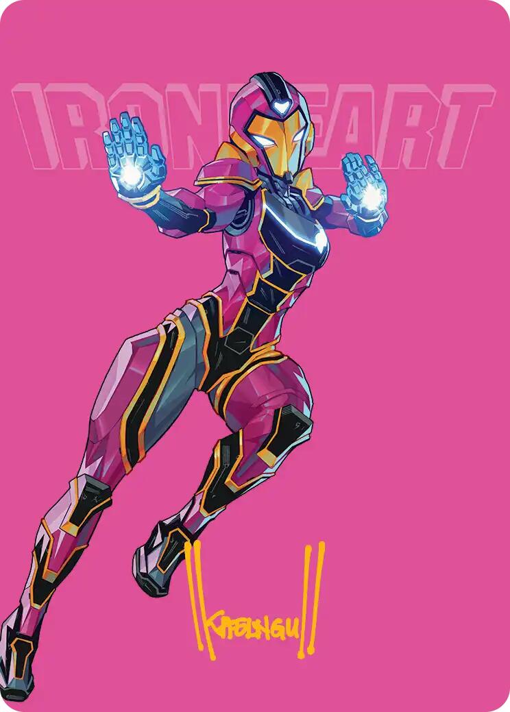 Ironheart, Clever Champion Art Card (Gold-Stamped Signature) [Marvel Super Heroes Art Series] | L.A. Mood Comics and Games