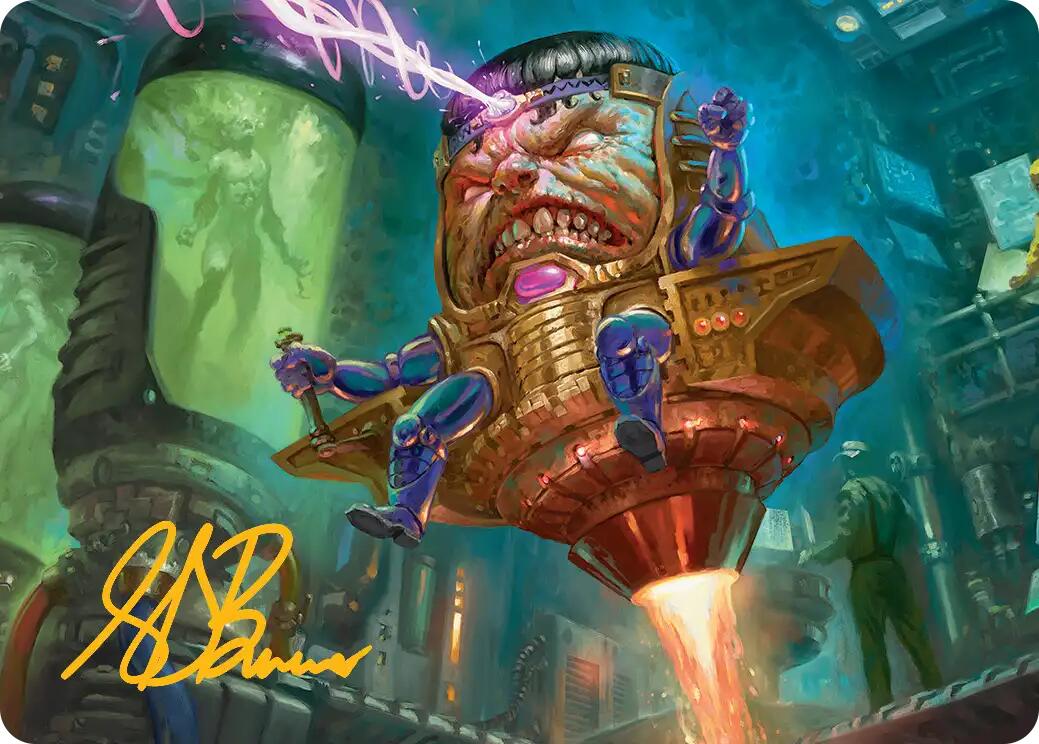 M.O.D.O.K. Art Card (Gold-Stamped Signature) [Marvel Super Heroes Art Series] | L.A. Mood Comics and Games