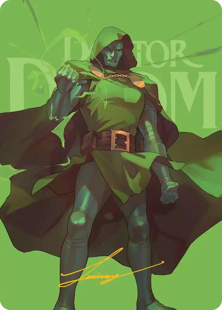 Doctor Doom Art Card (Gold-Stamped Signature) [Marvel Super Heroes Art Series] | L.A. Mood Comics and Games