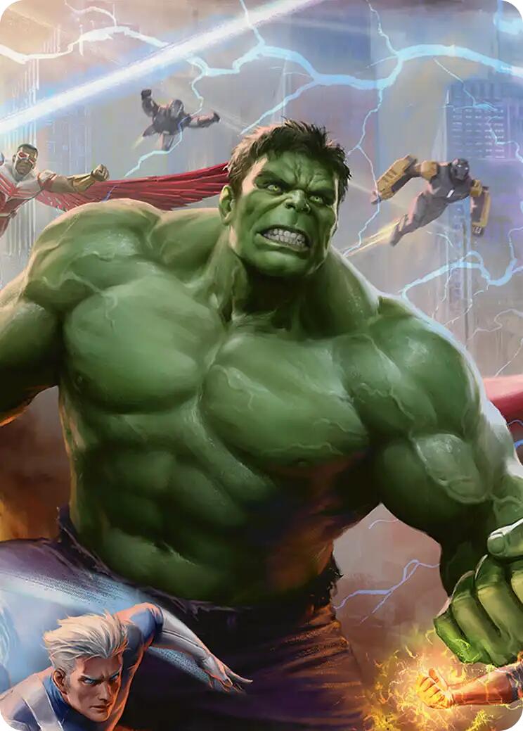 Hulk, Always Angry Art Card [Marvel Super Heroes Art Series] | L.A. Mood Comics and Games