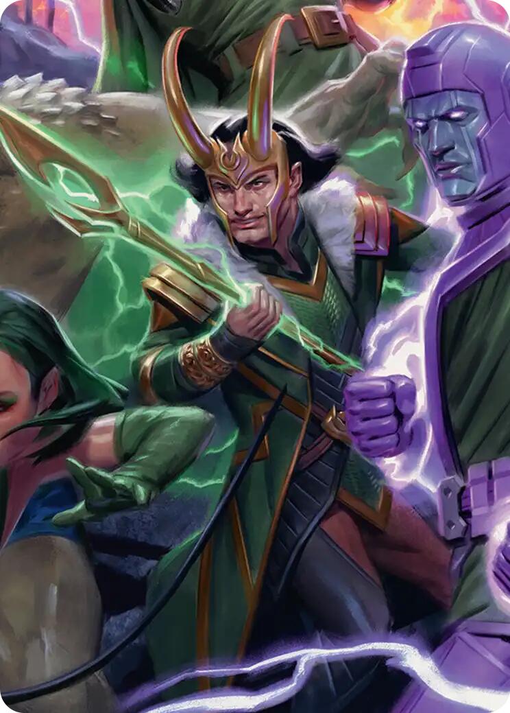 Loki, God of Lies Art Card [Marvel Super Heroes Art Series] | L.A. Mood Comics and Games