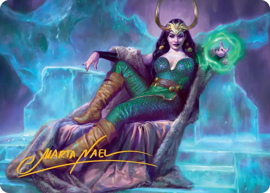 Lady Loki, Agent of Chaos Art Card (Gold-Stamped Signature) [Marvel Super Heroes Art Series] | L.A. Mood Comics and Games